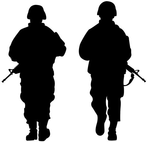 Soldier Silhouette Printable